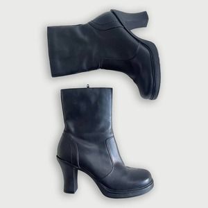 Mudd 90s black leather boots